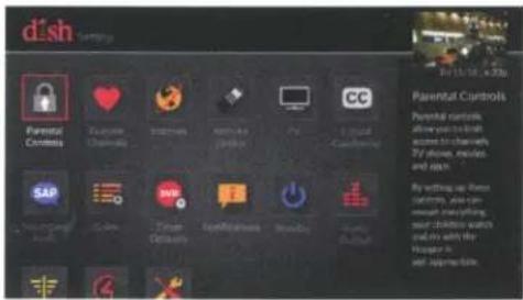 KING Tailgater Controls VQ4550 - Setting Parental Controls - 1