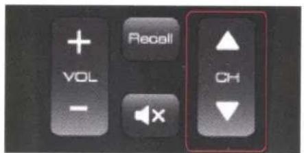 KING Tailgater Controls VQ4550 - Changing Channels - 2