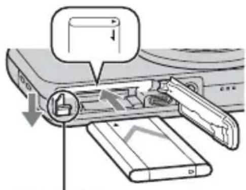 Diagram showing a printer's internal structure with a speech bubble and directional arrows indicating action or operation.