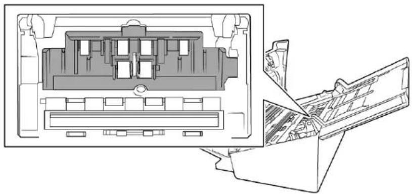 Visioneer Patriot PH60 - Cleaning Inside the Automatic Document Feeder - 19