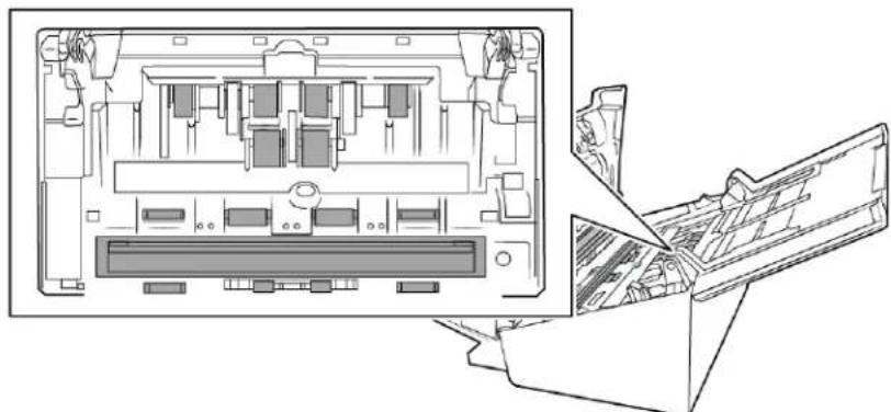 Visioneer Patriot PH60 - Cleaning Inside the Automatic Document Feeder - 2