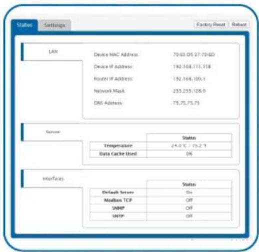 Monnit MNS-P-C1-TS-LT-L03 - The Network Page - 1