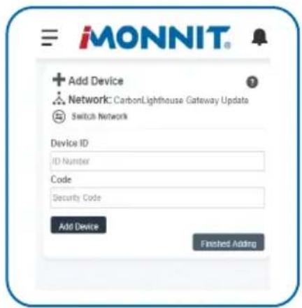 Monnit MNS-P-C1-TS-LT-L03 - Adding your device. See Figure 2. - 1
