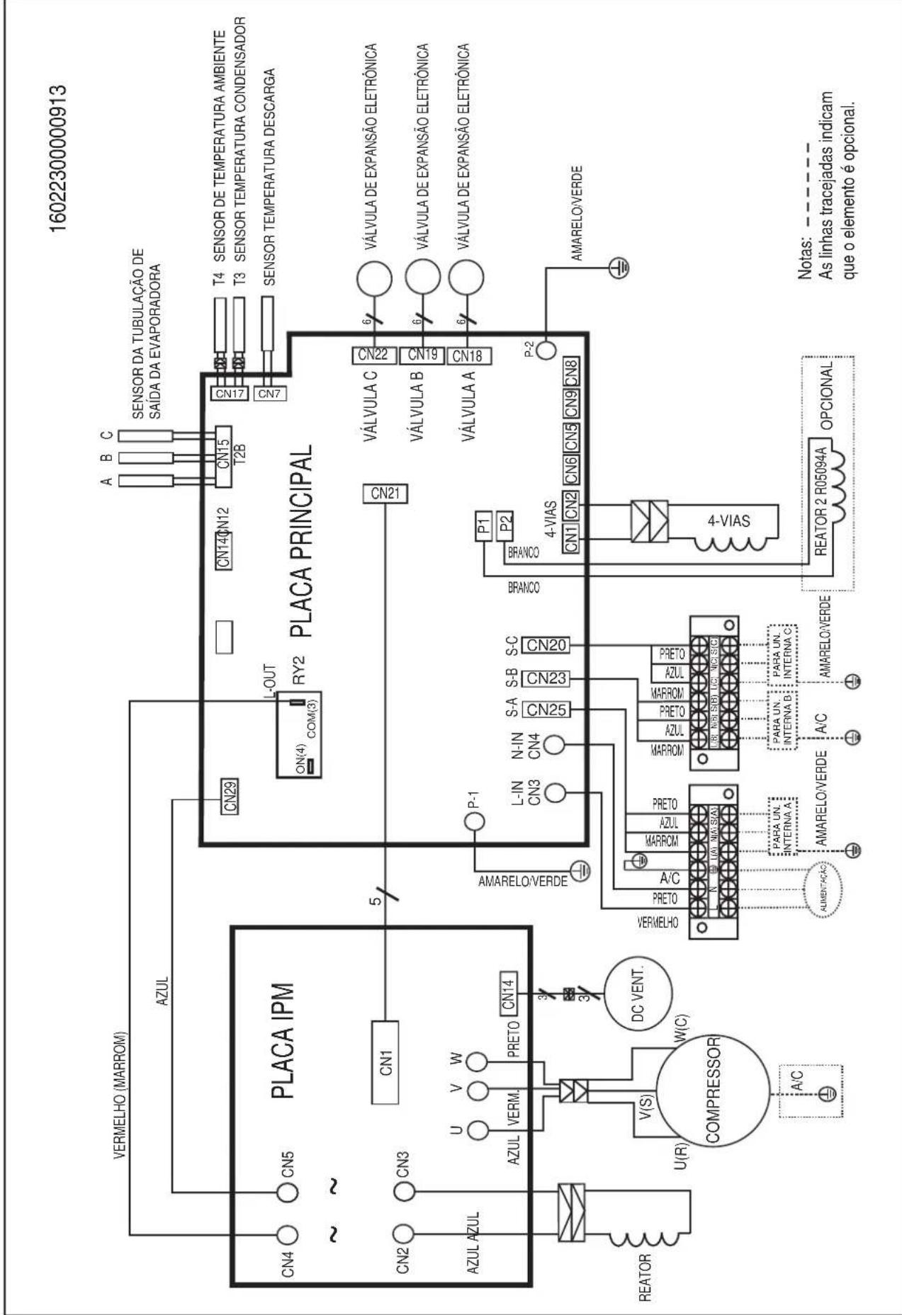 MIDEA 40KVBQA12M5 - - Esquemas Elétricos das Condensadoras - 2
