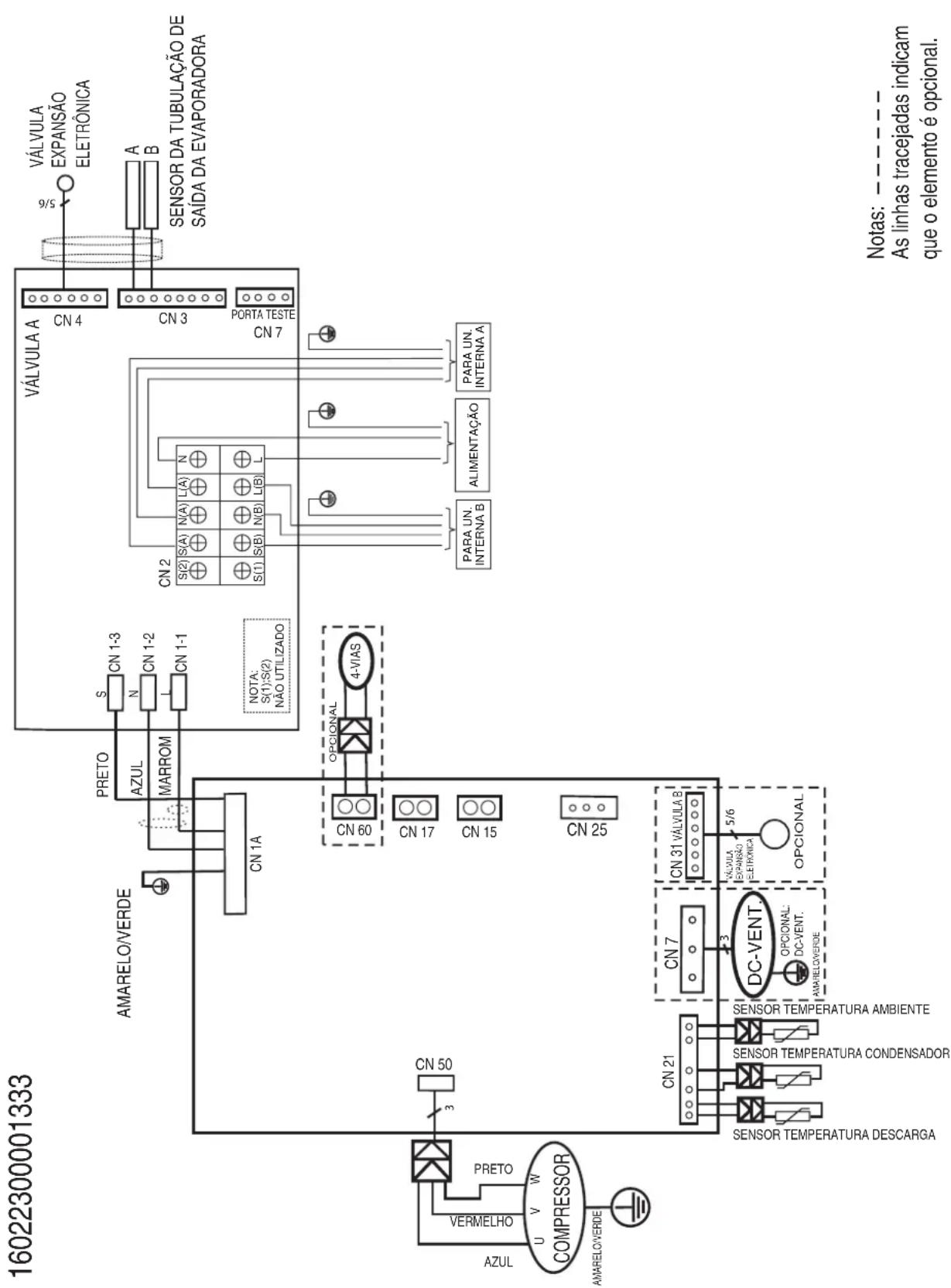 MIDEA 40KVBQA12M5 - - Esquemas Elétricos das Condensadoras - 1