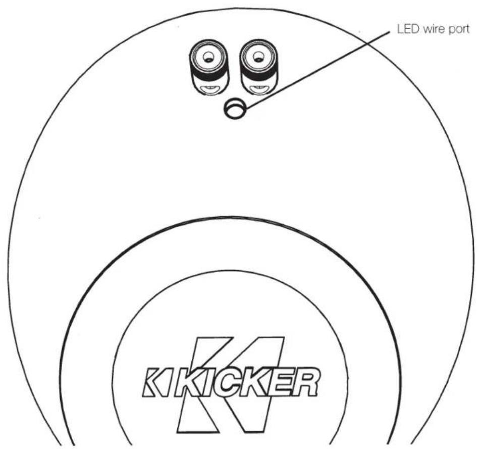 LED wire port KIKCKER