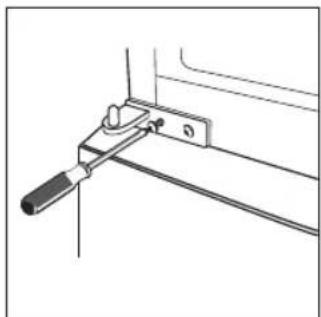 Becken BC3423 - Reversing the door - 14