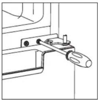 Becken BC3423 - Reversing the door - 8