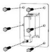 Martin Audio FlexPoint FP6 - Wall Mounting Brackets (WB) Portrait. - 7