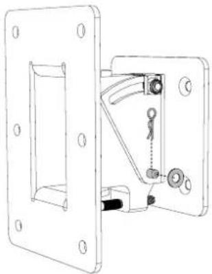 Martin Audio FlexPoint FP6 - Wall Mounting Brackets (WB) Portrait. - 2