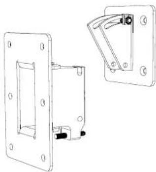Martin Audio FlexPoint FP6 - Wall Mounting Brackets (WB) Landscape. - 4