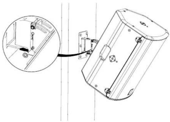 Martin Audio FlexPoint FP6 - Wall Mounting Brackets (WB) Portrait. - 10