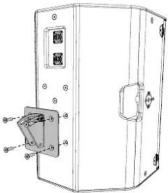 Martin Audio FlexPoint FP6 - Wall Mounting Brackets (WB) Portrait. - 5