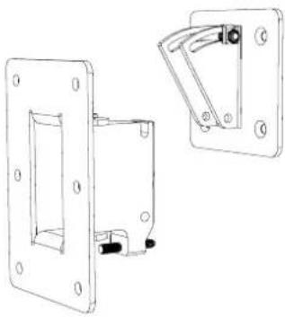 Martin Audio FlexPoint FP6 - Wall Mounting Brackets (WB) Portrait. - 4
