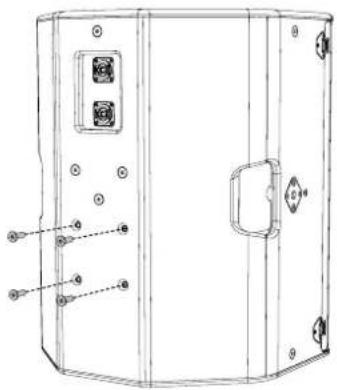 Martin Audio FlexPoint FP6 - Wall Mounting Brackets (WB) Portrait. - 1