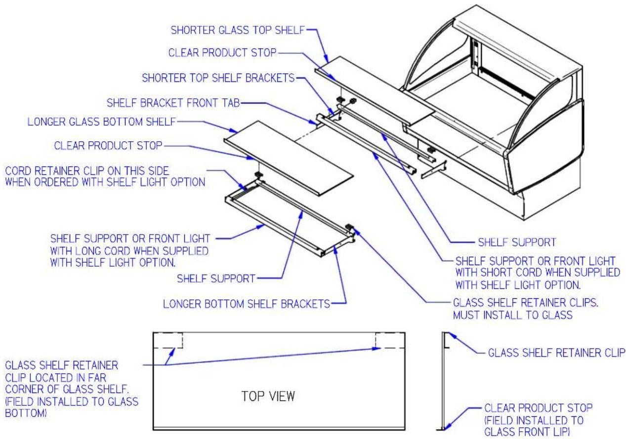 Federal LPRSS4 - Glass Shelves Installation - 1