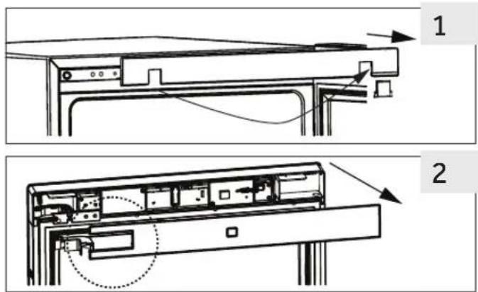 HAIER WS086A - 左右换门步骤(仅适用于WS084U1和WS049U1) - 1