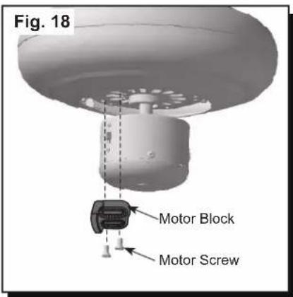 Fig. 18 Motor Block Motor Screw