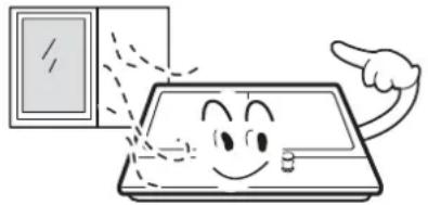 Master Kitchen MKHG 641L E XS - Warning - 1
