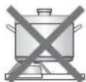 Master Kitchen MKHG 641L E XS - Do not use cookware that overlaps the edge of the appliance - 11