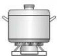 Master Kitchen MKHG 641L E XS - Do not use cookware that overlaps the edge of the appliance - 8
