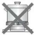 Master Kitchen MKHG 641L E XS - Do not use cookware that overlaps the edge of the appliance - 5