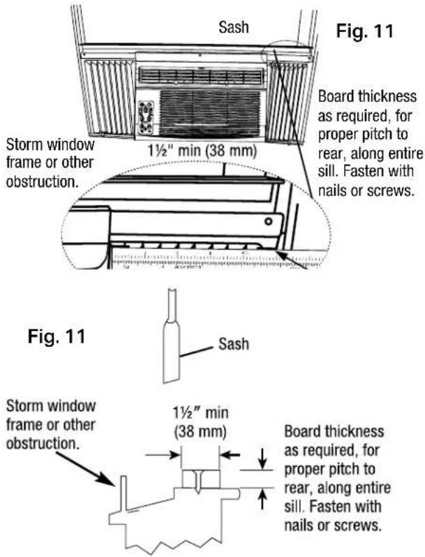 ARCTIC WIND 3AW5000MSA - IF AC IS BLOCKED BY A STORM WINDOW - 1