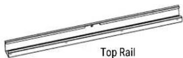 ARCTIC WIND 3AW5000MSA - TOP RAIL HARDWARE: - 2