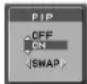 One World Touch LM-2723-43 - OSD (On-Screen Display) control buttons on the front of the monitor function as follows: - 4