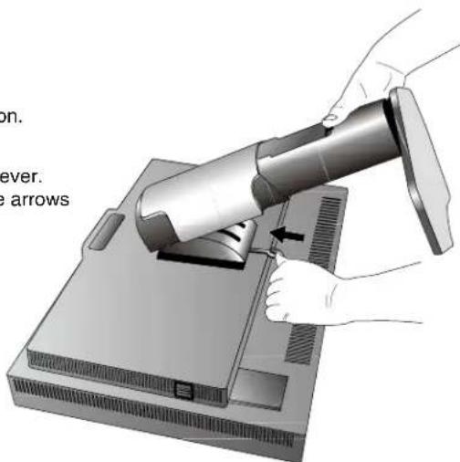 One World Touch LM-2723-43 - Remove Monitor Stand for Mounting - 1