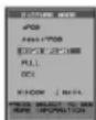 One World Touch LM-2723-43 - OSD (On-Screen Display) control buttons on the front of the monitor function as follows: - 3