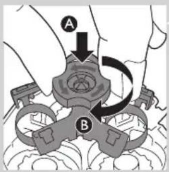 A B