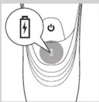 Diagram showing a battery icon with a lightning bolt and power button, connected to a plug plug with a battery symbol.