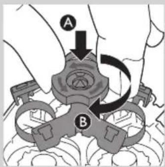 A B