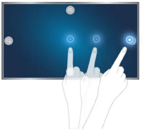 SAMSUNG UE82S9WA - (MENU/123) > MENU > Süsteem > Viipega juhtimine > Viipega juhtimine - 1