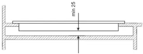 Hansa BHC66506 - Köögiplaadi ettevalmistamine pliidiplaadi sisseehitamiseks - 2
