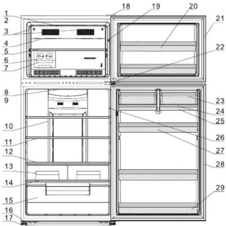 HOOVER HVDN 7172 XH - View of the appliance - 1