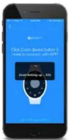 Zoom Click Zoom device button S time to connect, with APP Zoom Bidding-up 10% Call 158 new Zoom