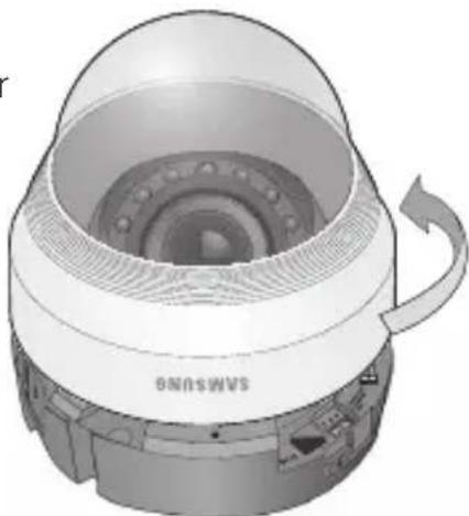 Hanwha SCD-6081R - Disassembling - 1