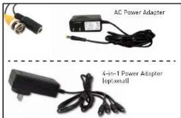 AC Power Adapter 4-in-1 Power Adapter optional