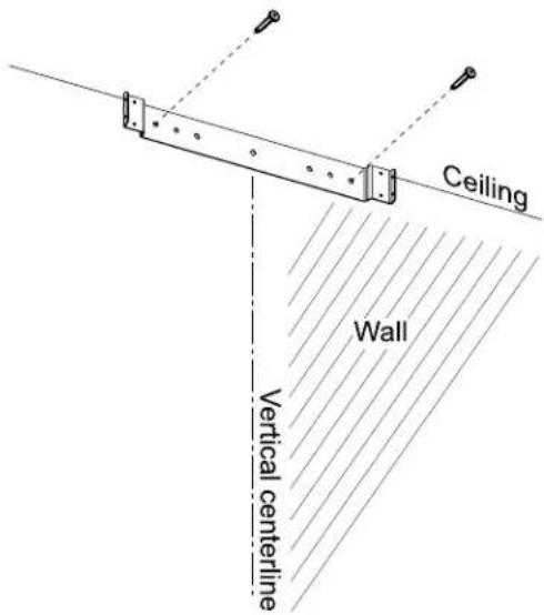 Ceiling Wall Vertical centerline