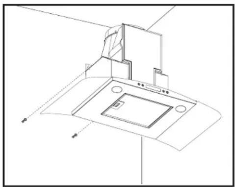 FRIGIDAIRE RH36WC60GS - Mounting the hood - 2