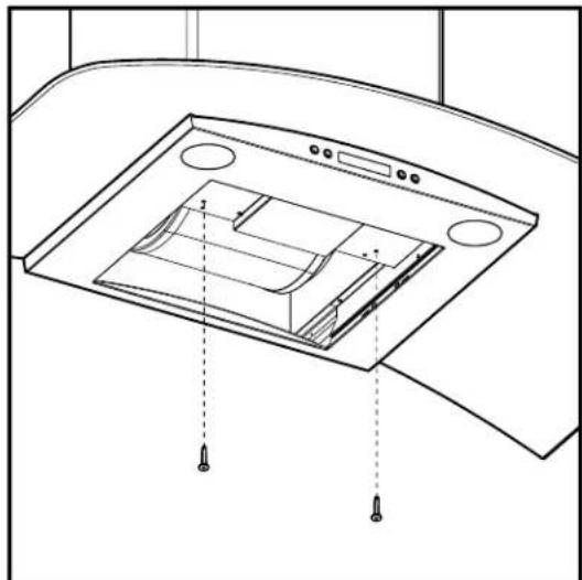 FRIGIDAIRE RH36WC60GS - Mounting the duct cover - 2