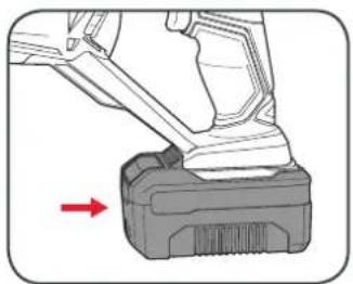 Ozito PXRSK-250 - Inserting & Removing the Battery - 1