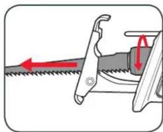 Ozito PXRSK-250 - Removing a Cutting Blade - 2