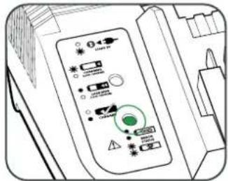 Diagram of a printer's front panel with labeled buttons and icons, including 'OK', 'Cancel', and control symbols.