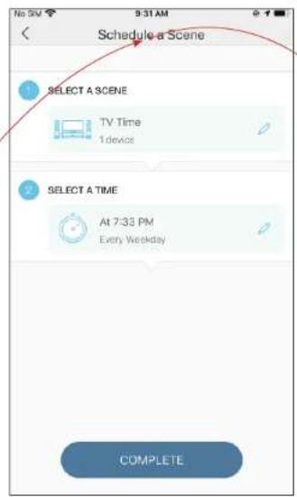 TP-LINK Kasa Smart KL400L10 - Schedule A Scene - 3