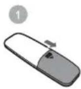 PANASONIC SC-DM202 - Patarei paigaldamine - 1