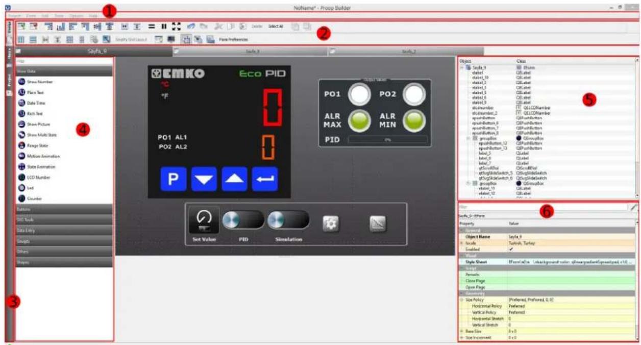 Emko proop5.eco - B) Screen Editor - 1