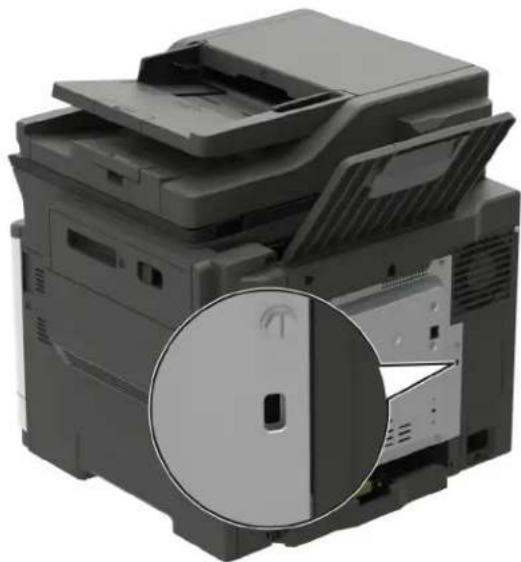 LEXMARK MC2535 - Turvapesa asukoht - 1